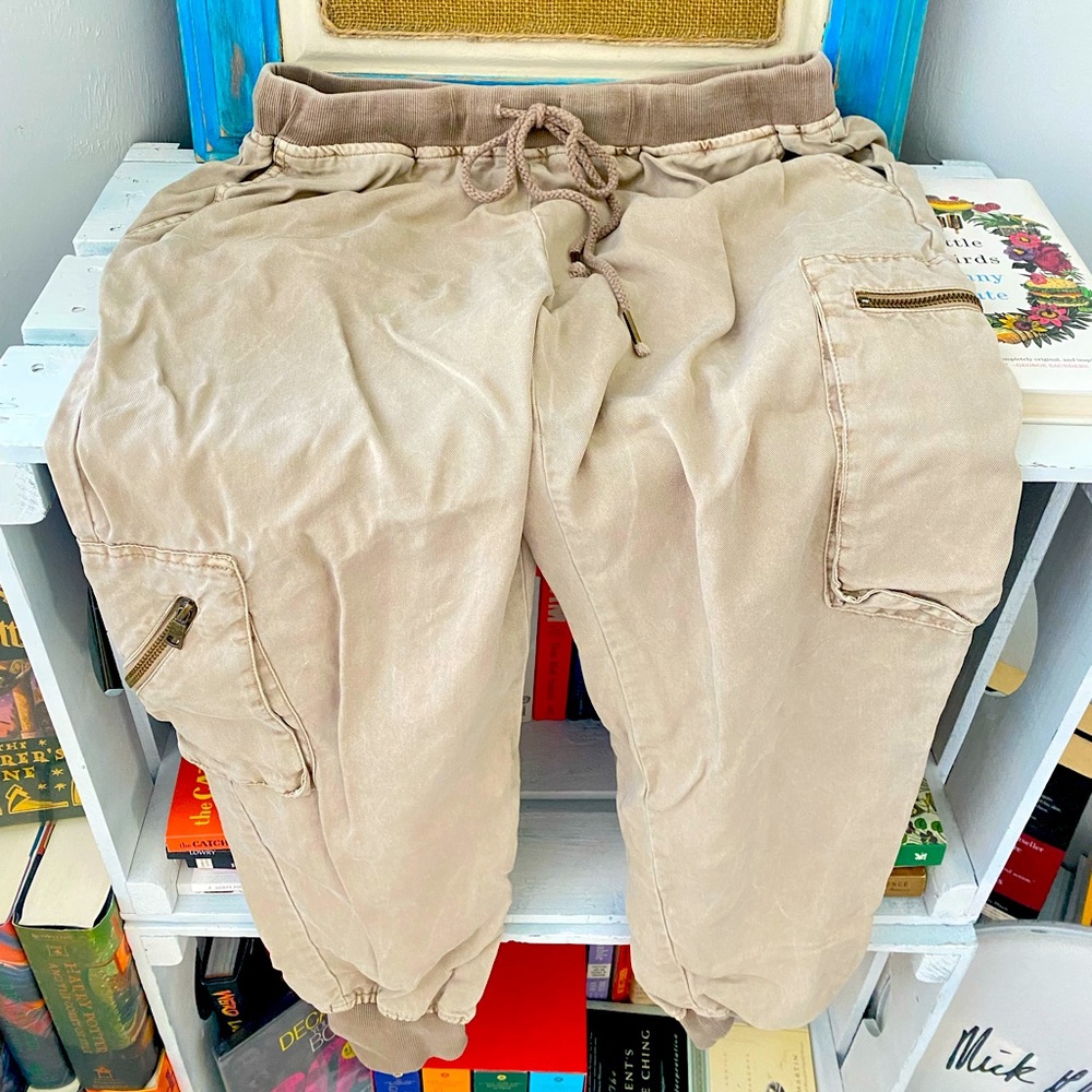 NWOT Khaki joggers from Young Fabulous & Broke (s)